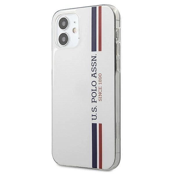 Etui U.s. Polo Assn. Tricolor Collection na iPhone 12 mini - białe