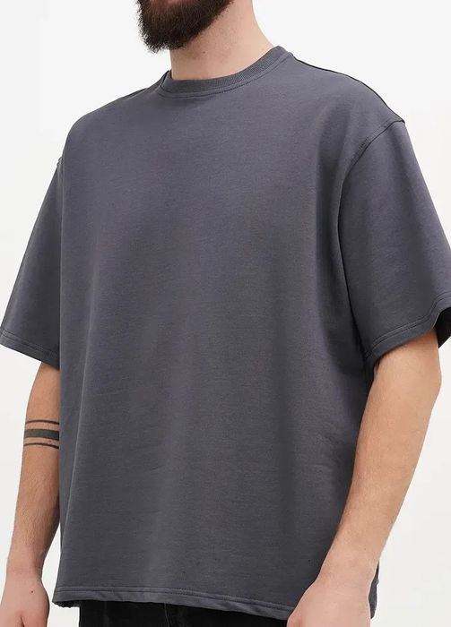 Чоловіча футболка оверсайз петля, 100%бавовна, під принт,вишивку Є ОПТ