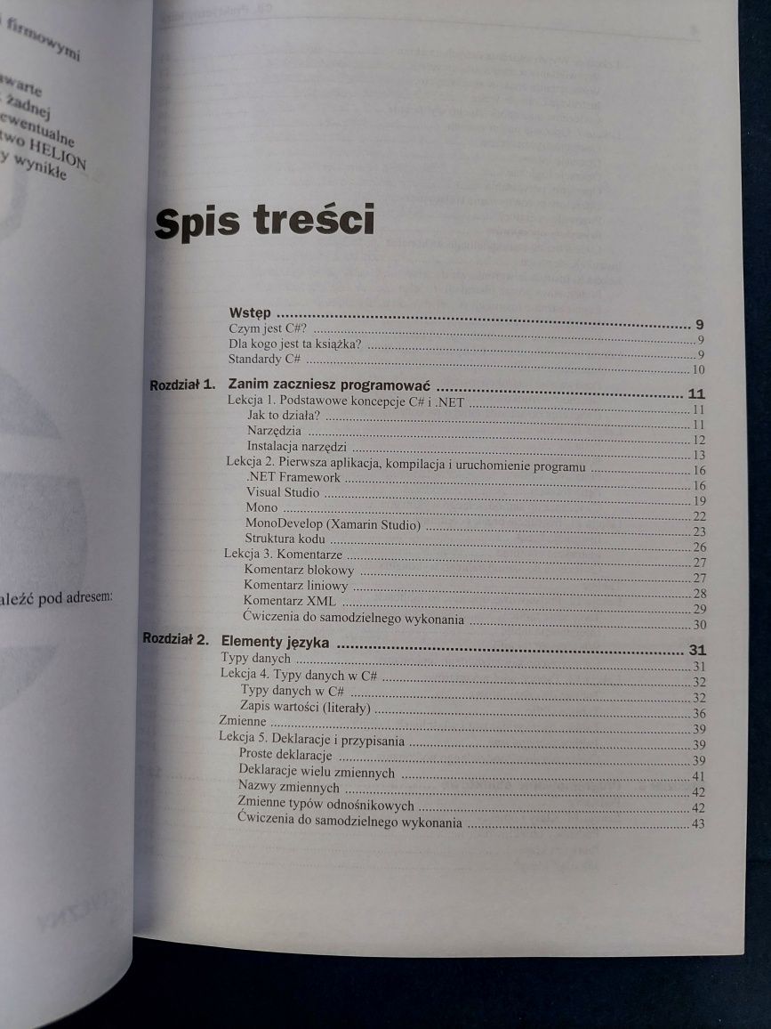 C# Praktyczny kurs – Marcin Lis – wydanie III, Helion – jak nowa!