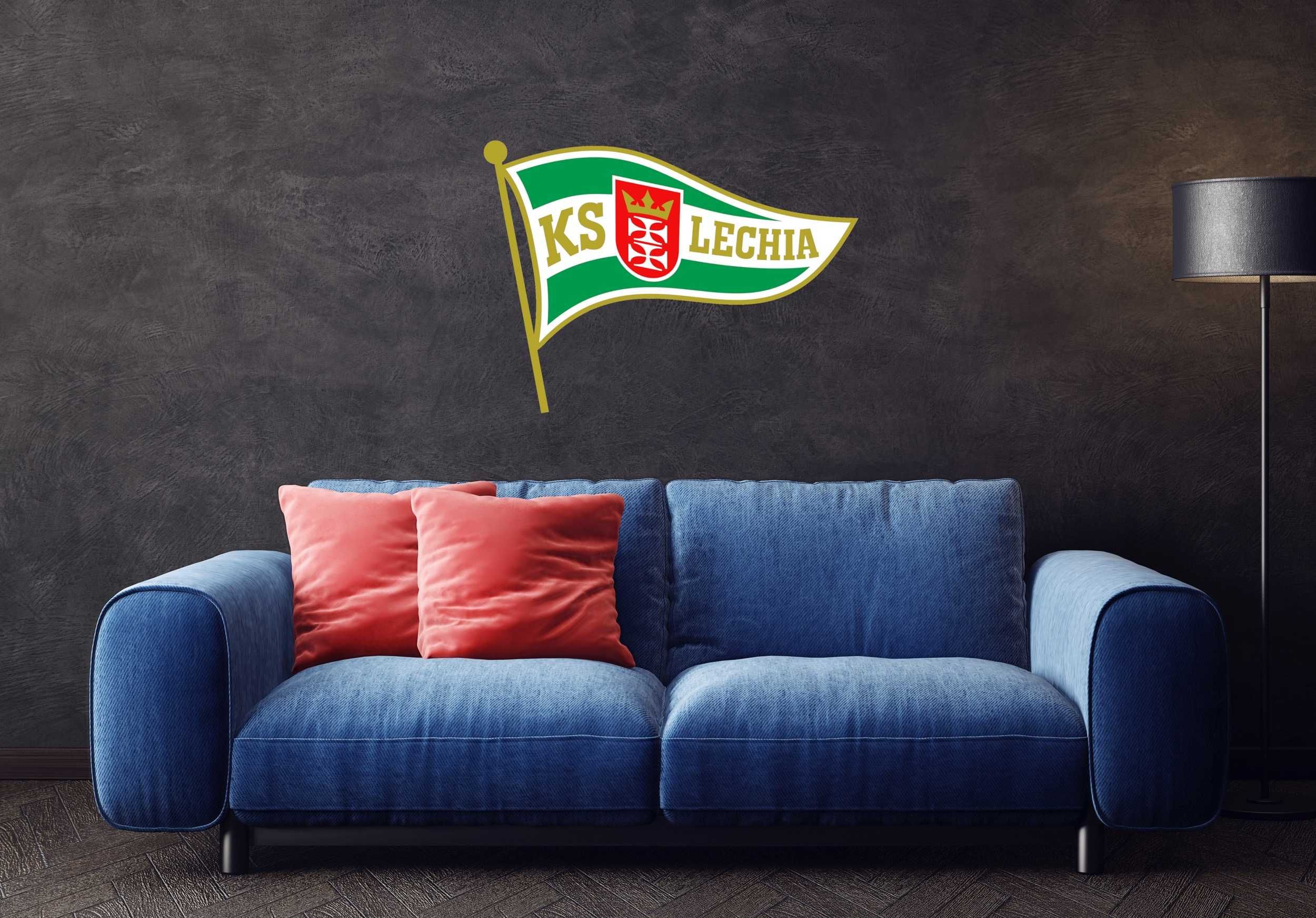 Herb Lechia Gdańsk na ścianę prezent dla fana klubu dla chłopaka męża