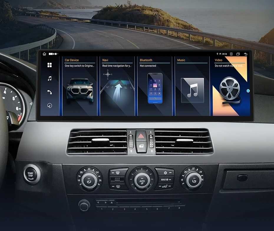 CarPlay Radio GPS WiFi 4G USB MP3 Android BMW 5 E60 E61 3 E90 E93 14,9