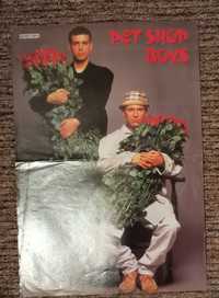 Plakat dwustronny muzyczny Pet Shop Boys i Craig McLachlan lata 90