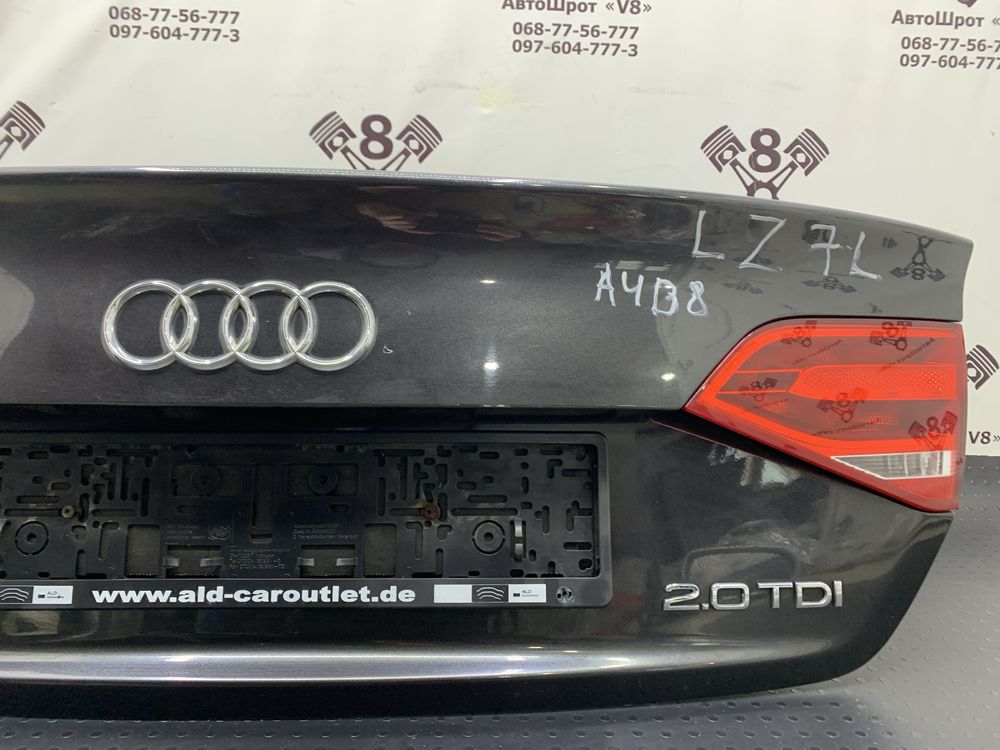 Кришка багажника Audi A4 B8 LZ7L ауді а4 б8