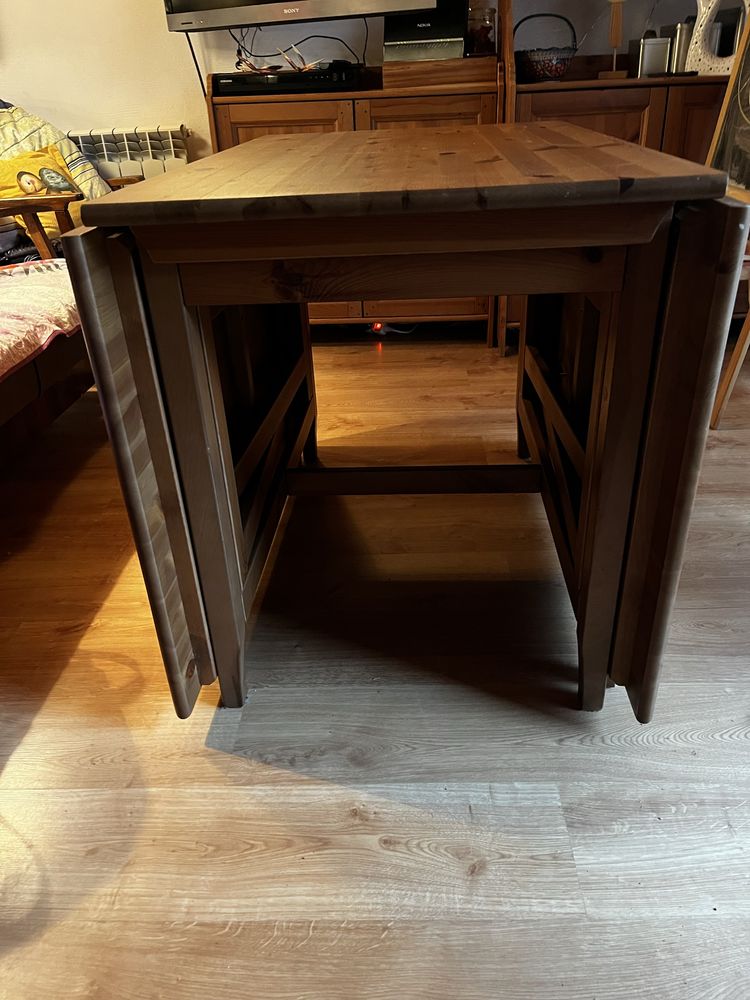Leksvik duży stół rozkładany drewniany Ikea