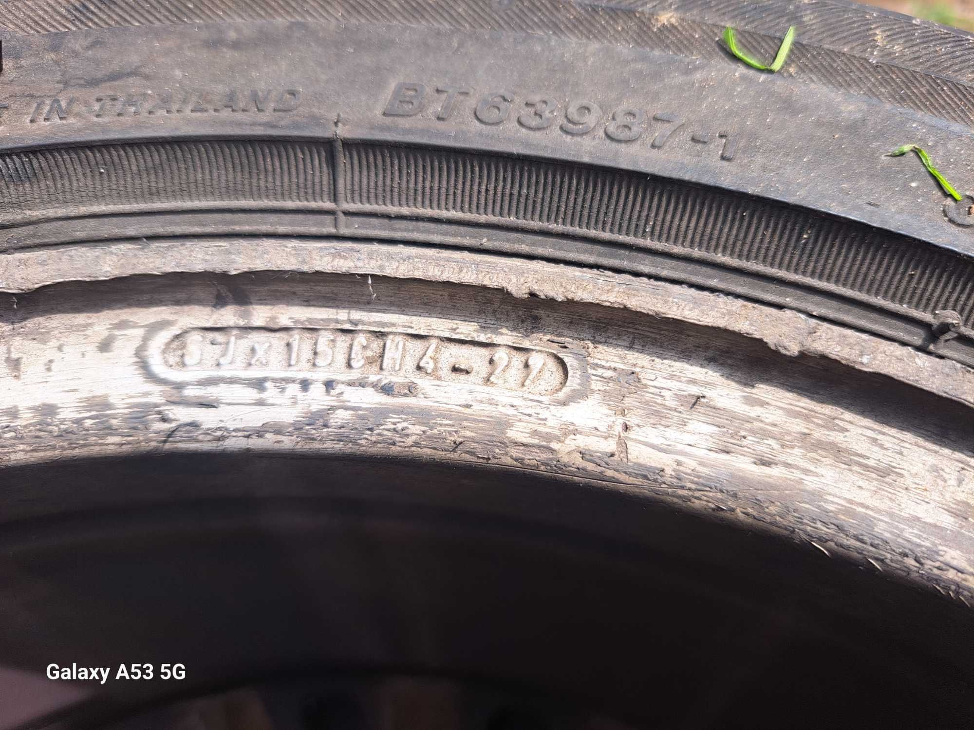 Alufelgi Citroen 4x108 175/55 R15 opony lato 2020 rok BRIDGESTONE