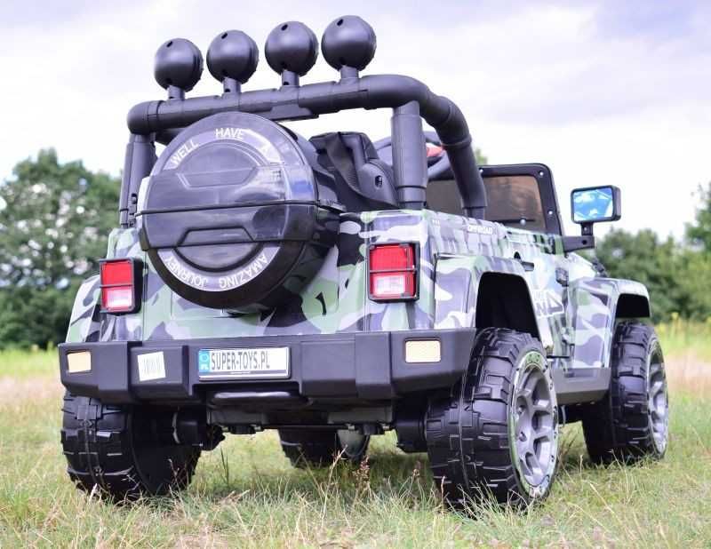 Auto samochód na akumulator JEEP FULLTIME 4x4 buggy terenowy na pilota