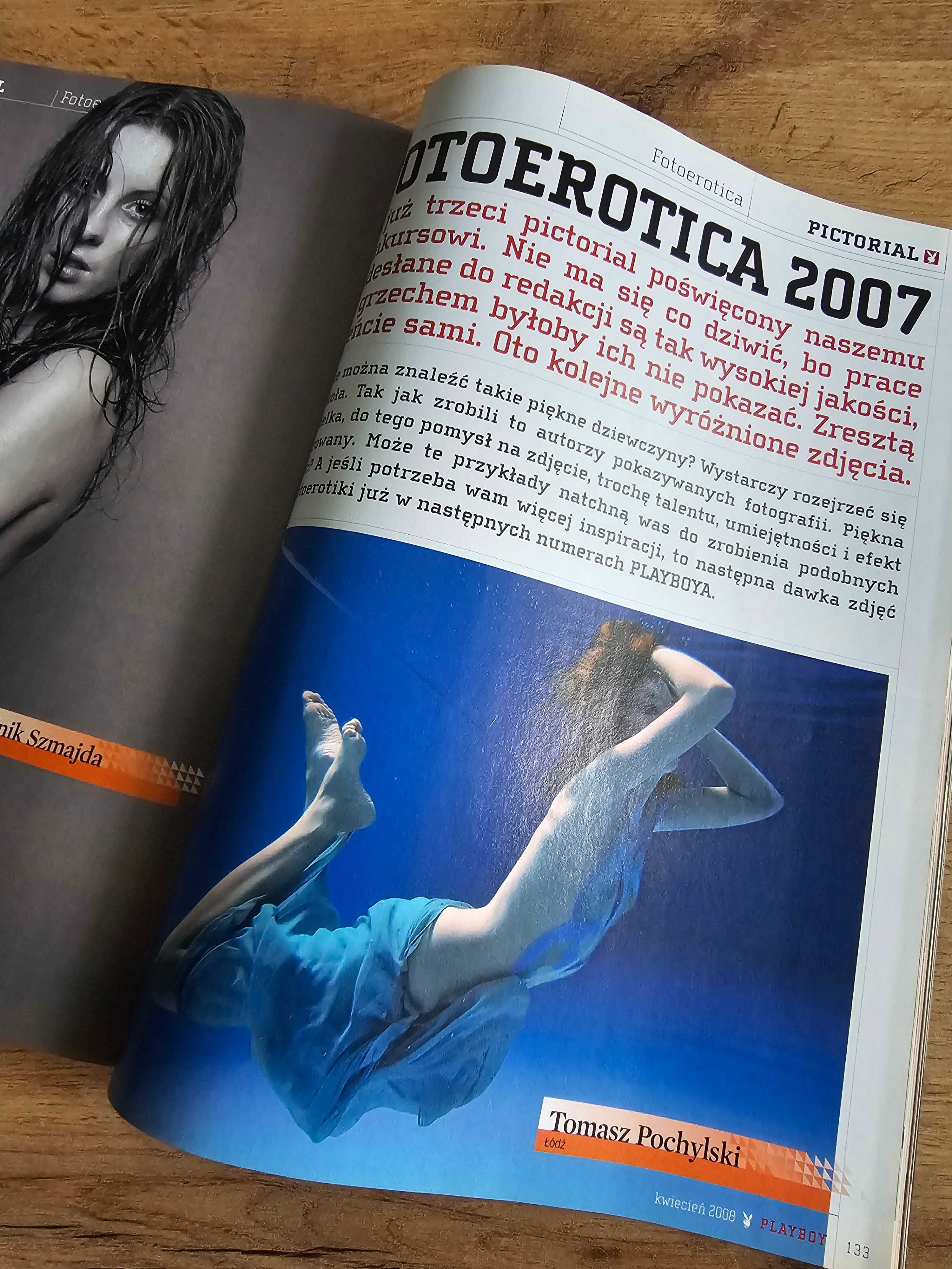Playboy 4/2008 - Greta Ludziejewska, Emily Scott, Kazik Staszewski