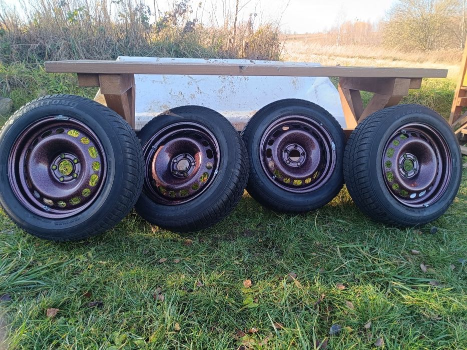 Opony zimowe 205/60r16 z felgami 5x108 peugeot/citroen
