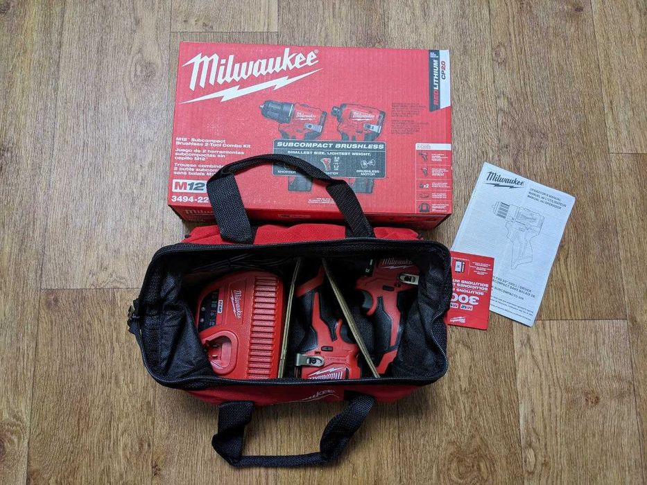 Бесщеточные  шуруповерты Milwaukee M12 3494-22
