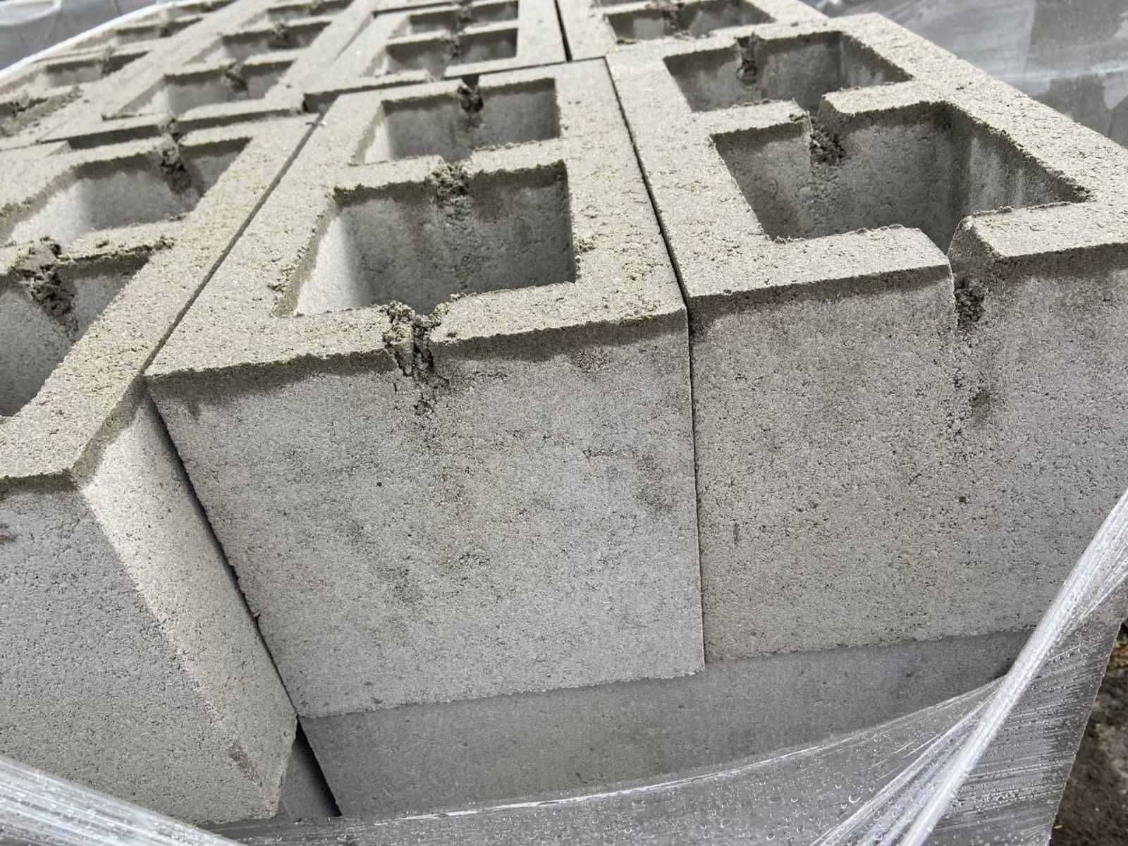Стінові блоки, шлакоблок, стеноблок 19*19*39, строительный блок