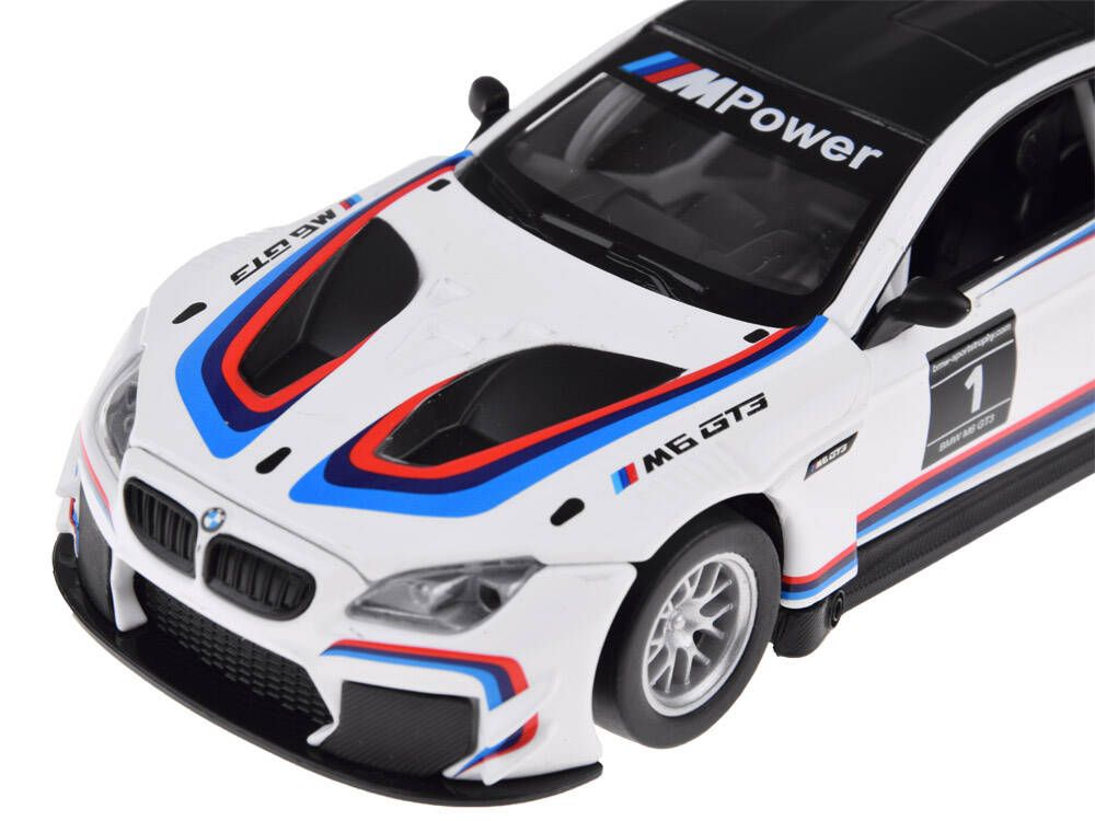 Auto Metalowe Model Sportowe Bmw M6 Gt3 Skala 1:32  Światło Dźwięk