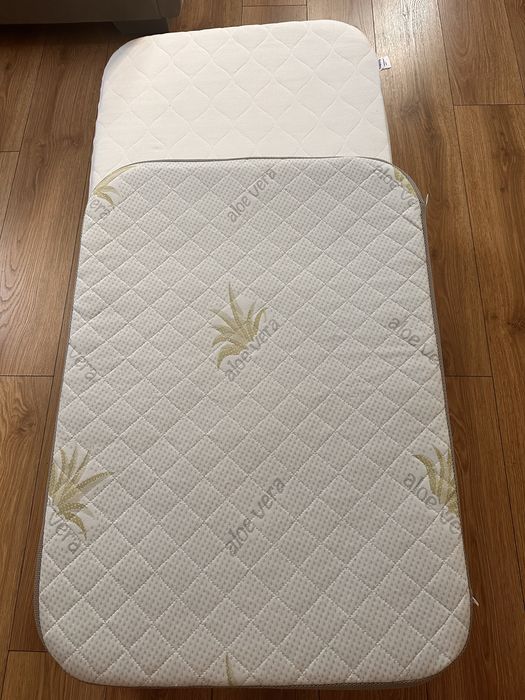 Materac  i wkladka do łóżeczka