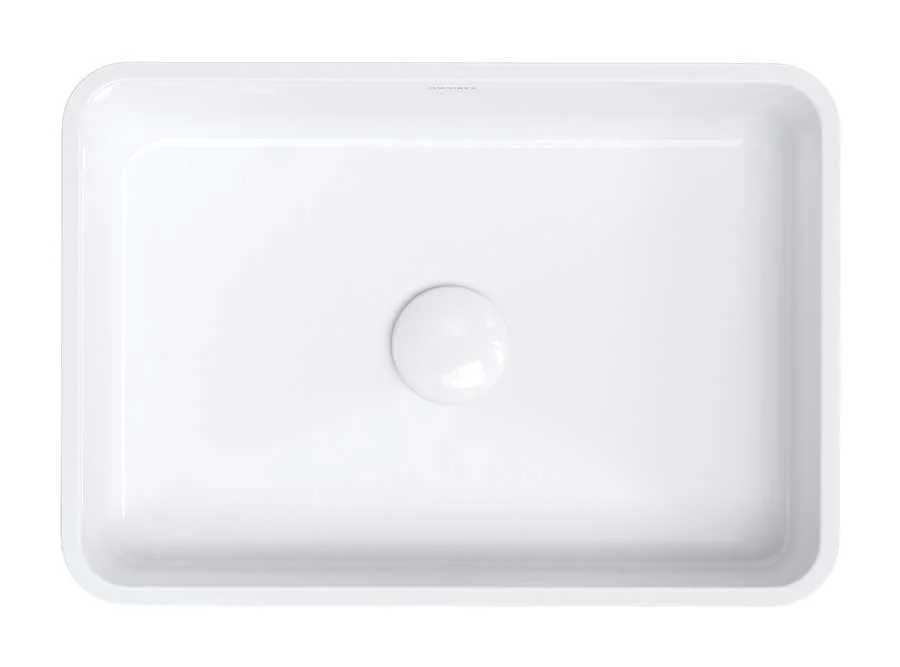 OMNIRES Umywalka nablatowa 50x35 cm PARMA M+ szary połysk PARMAUNBSP