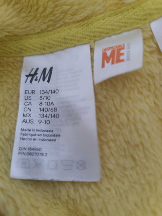H&M Strój karnawałowy MINIONKA MINIONEK przebranie kostium 134/140 504