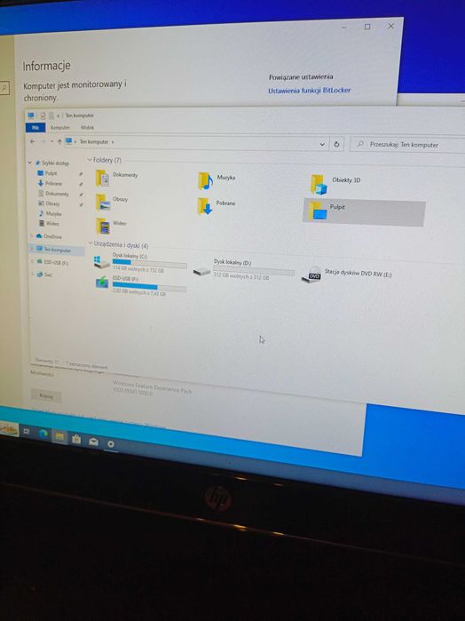 Sprzeda komputer HP All-in-One 200/5112