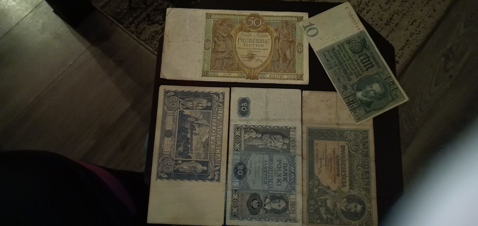 Polskie stare monety i banknoty