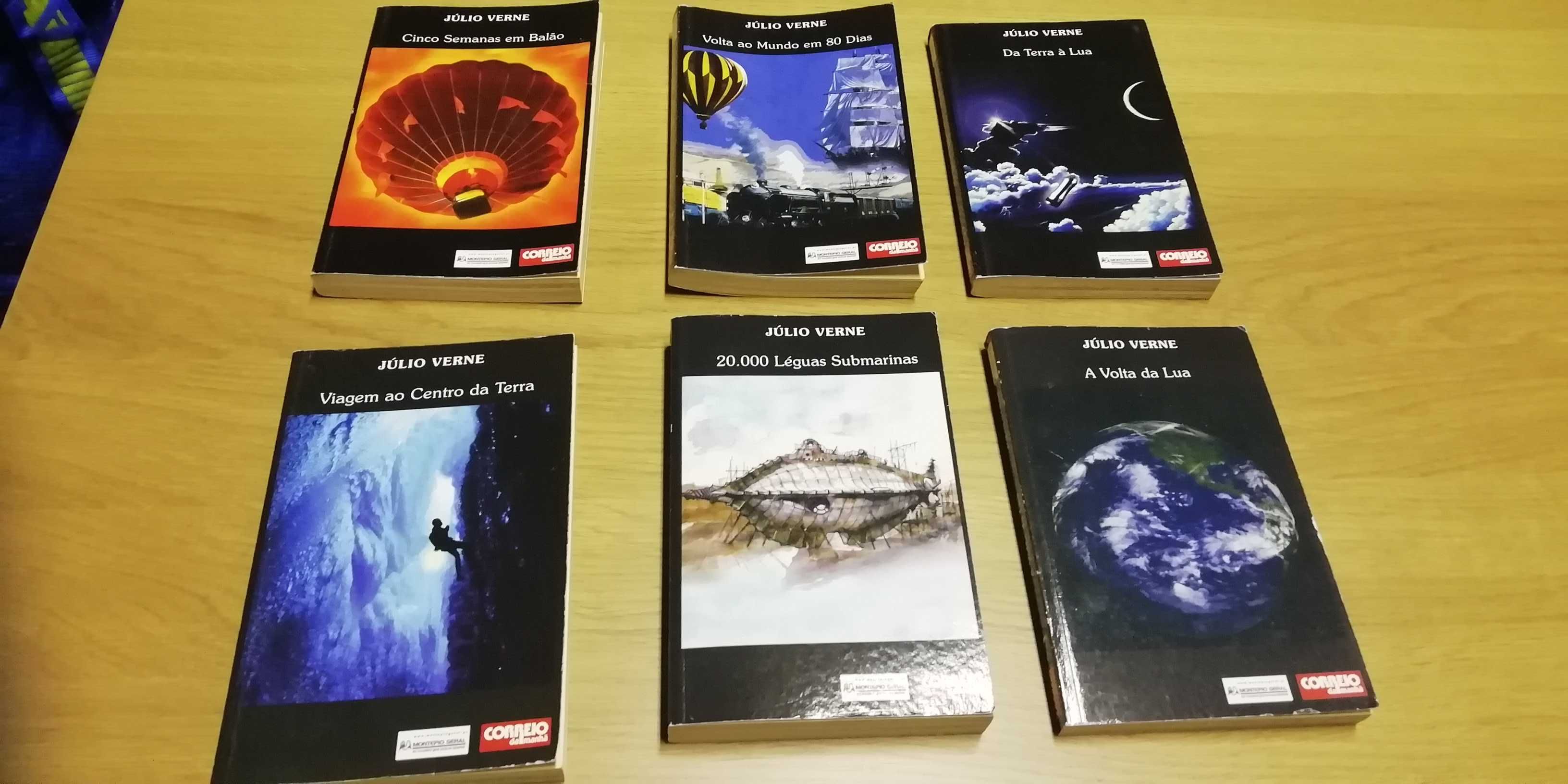 Livros coleção Júlio Verne
