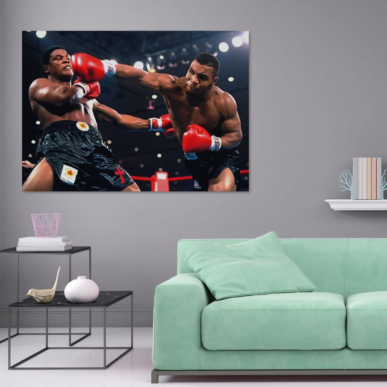 Майк Тайсон, бокс, Mike Tyson, постер, картина на полотні