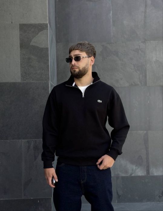 1/3 zip lacoste / зипка lacoste / свитшот lacoste