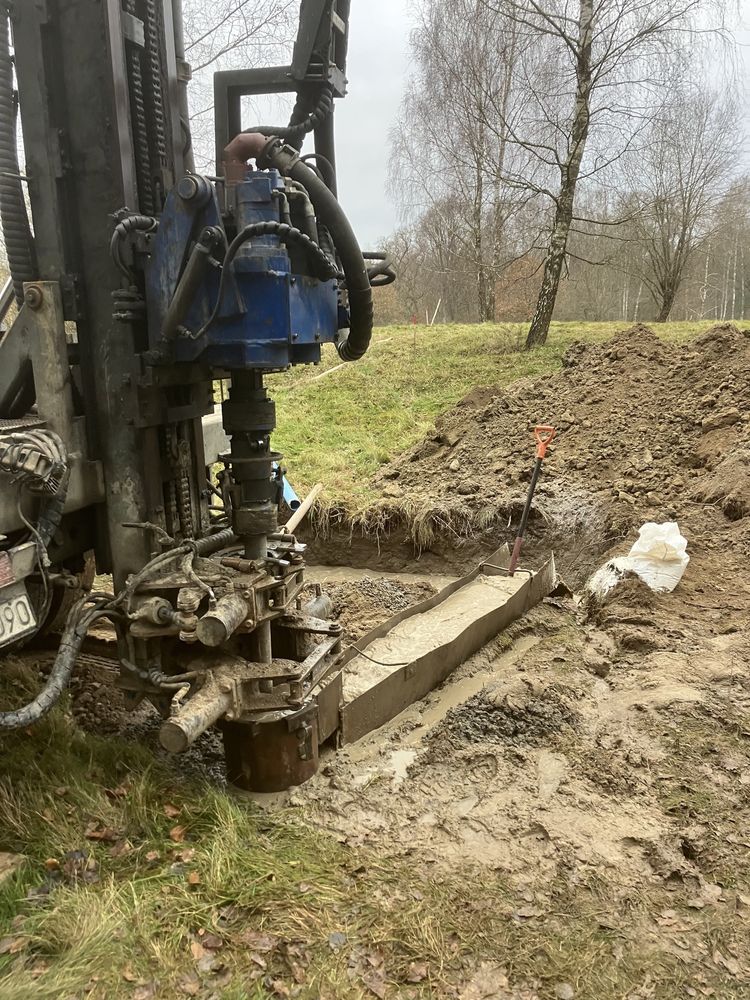 Wiercenie studni, wiercenie pomp ciepła, przyłącza wody KOMPLEKSOWO