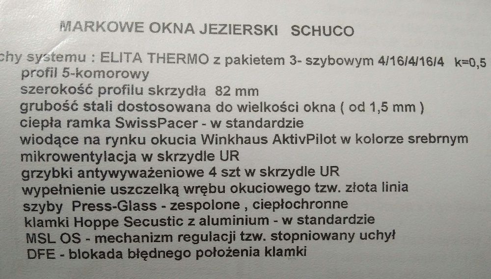 Okno Jezierski nowe 1200 x 1300 z parapetem