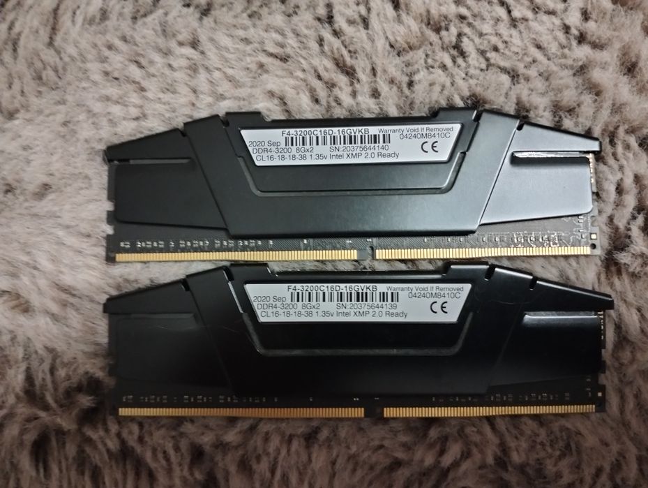 G.Skill Ripjaws V DDR4 2x8GB 3200mhz CL16 Pamięć RAM  OKAZJA !!