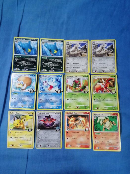 48 Cartas Pokémon Rising Rivals Originais 2009 (Parte 1/3)