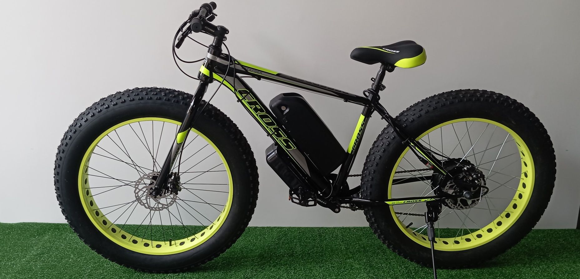 Електрофетбайк,фетбайк,Фэтбайк Cross Defender   1200W!!,26"-19",48v 21