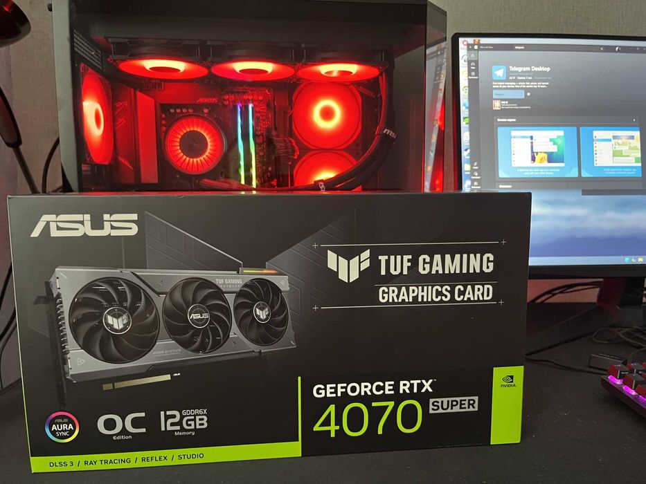Відеокарта Asus TUF Gaming GeForce RTX 4070 SUPER