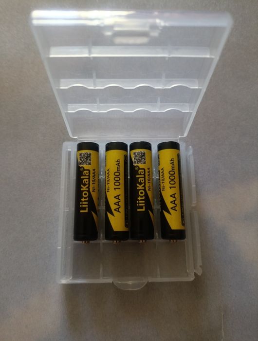 Аккумулятор Liitokala - Ni-10/AAA 1000 mAh (цена за 4 шт. + контейнер)