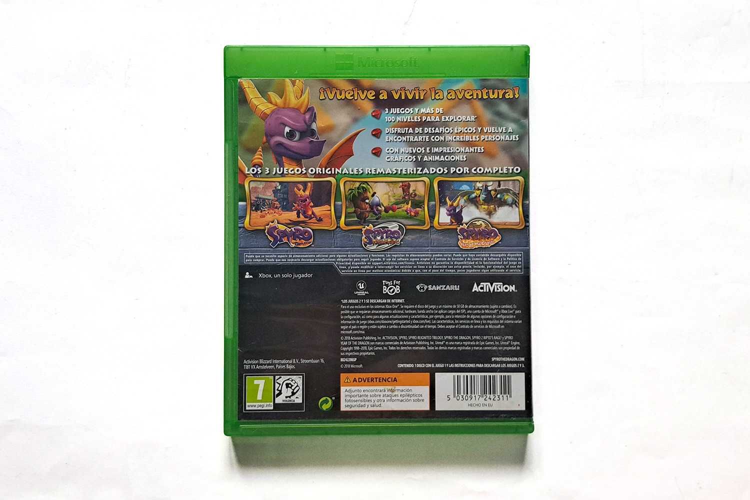 Gra Xbox One Spyro Reignited trilogy