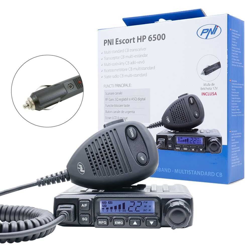Radio CB PNI ESCORT HP 6500 ASQ RF Gain małe AM/FM