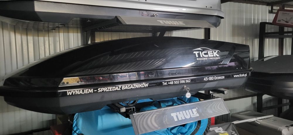 Box dachowy taurus adventure 480 czarny połysk