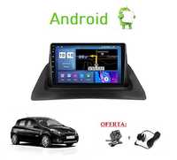 Rádio 2DIN 9"• Renault Clio 3 III • (2005 a 2014) • Android [4+32GB]