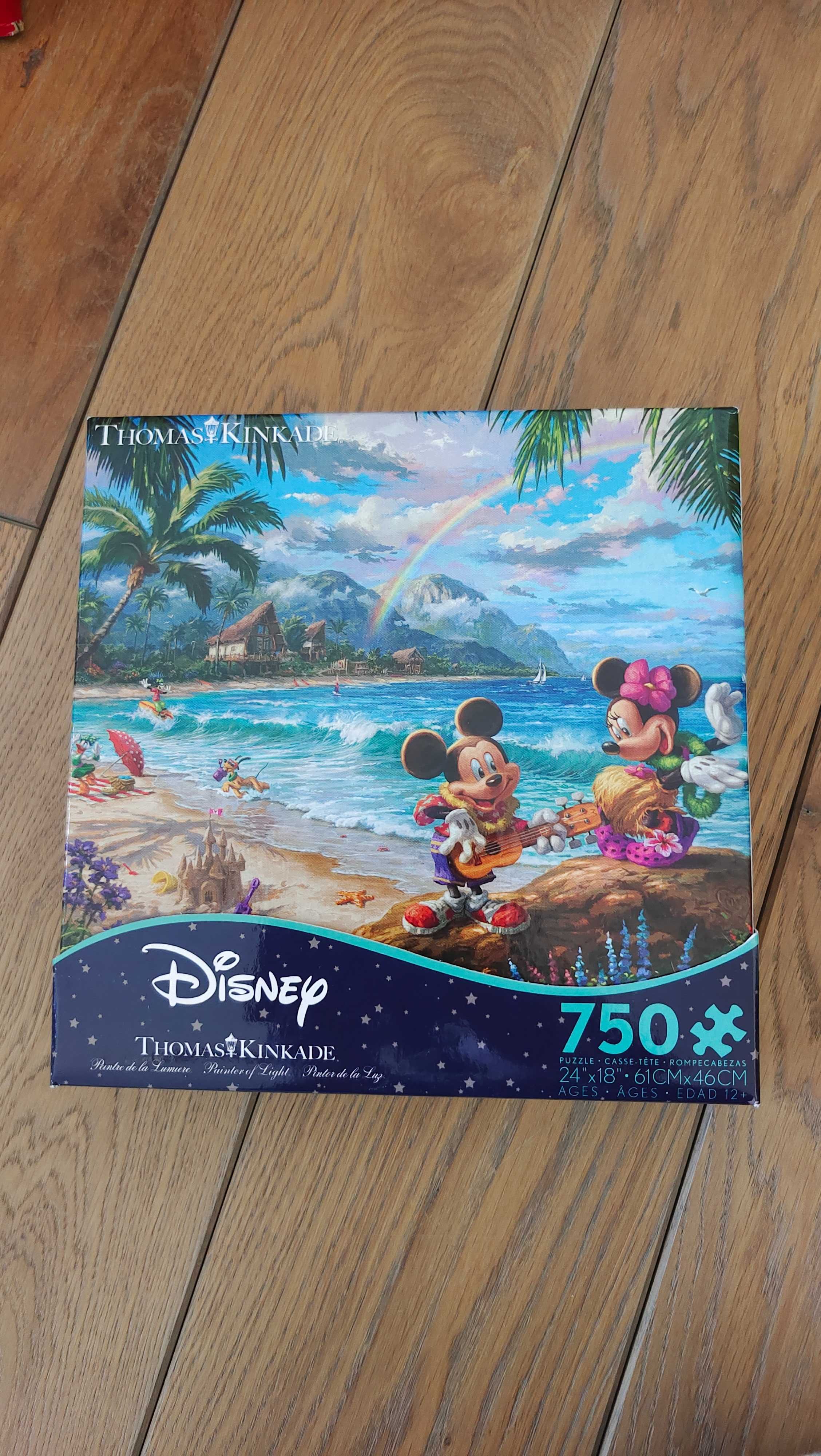 Nowe puzzle Ceaco Disney Mickey Kinkade 750