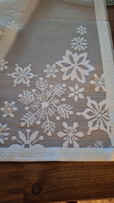 Firanka żakardowa świąteczna