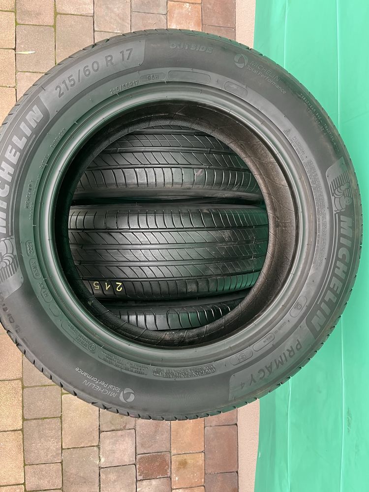 4x215/60/17 Michelin Primacy 4 Jak NOWE 2021 rok .