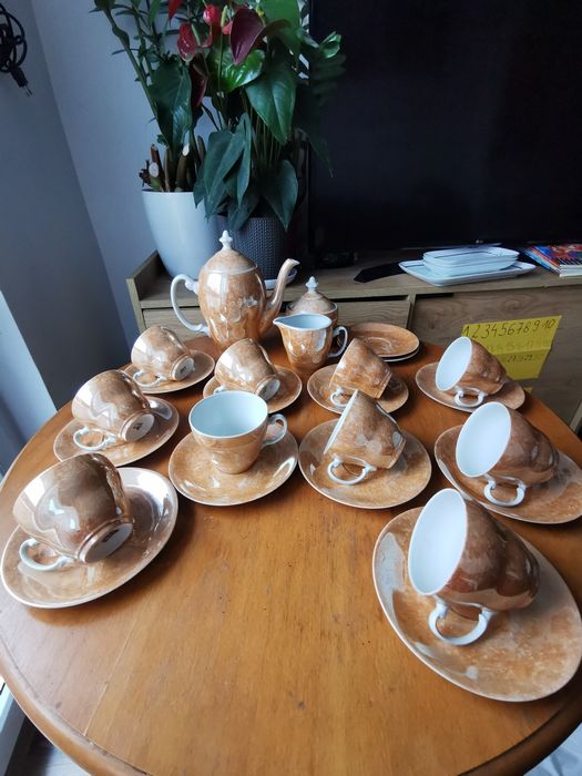 Stary porcelanowy serwis Włocławek Symfonia