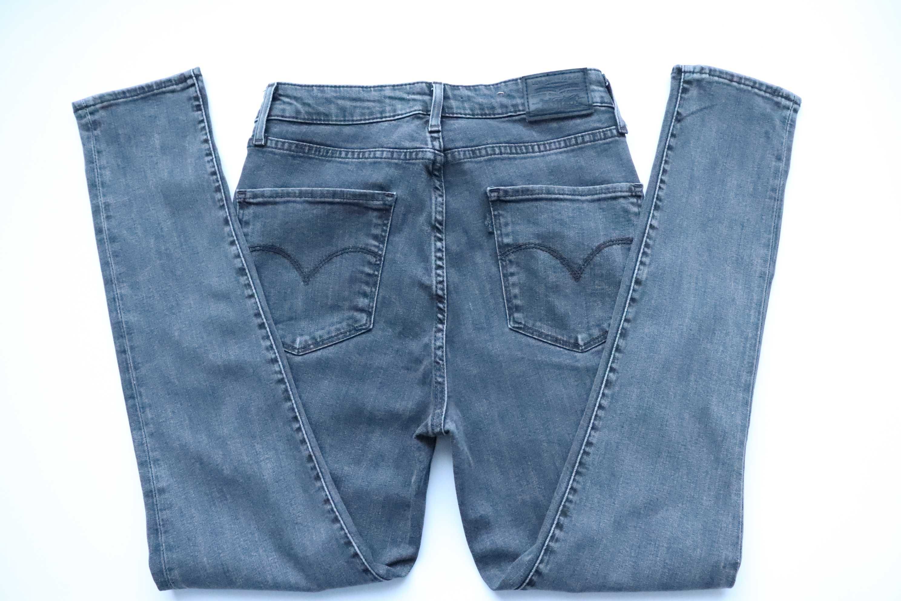 LEVIS 721 W29 L28 HIGH RISE SKINNY, damskie spodnie jeansy jak nowe