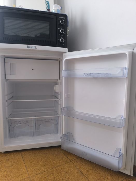 Mini frigorífico e forno elétrico. Ambos como novos