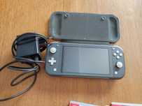 Nintendo Switch Lite CINZA com carregador e CAPA - Muito bom