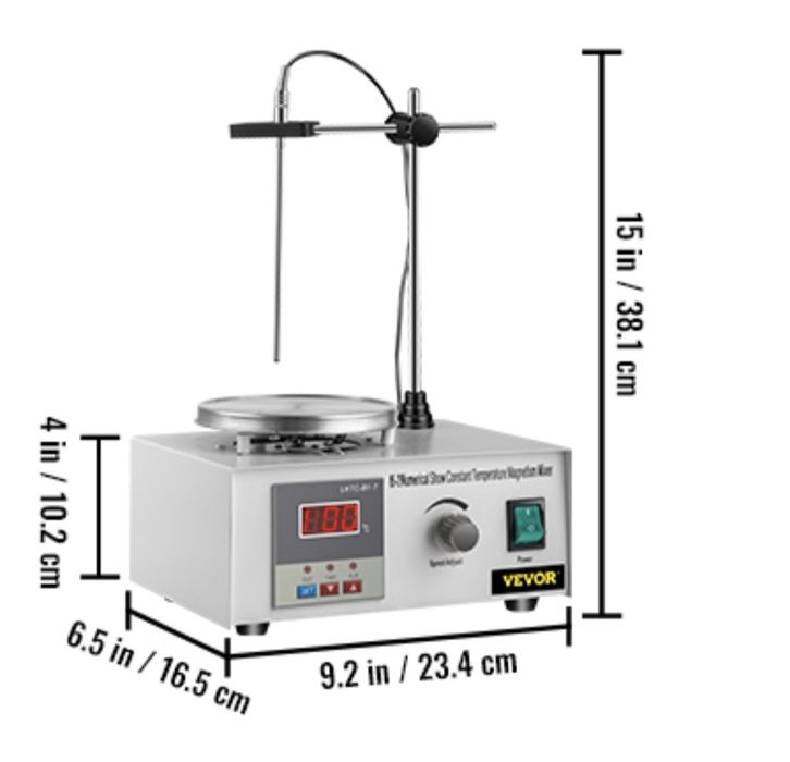 Нагрівальна плита магнітної мішалки 85-2 Мішалка магнітна 220В DOB