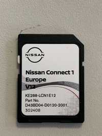 Cartão Nissan Connect 1 V12 (2022) e Connect 2 V6 (2021) Mapa Europa