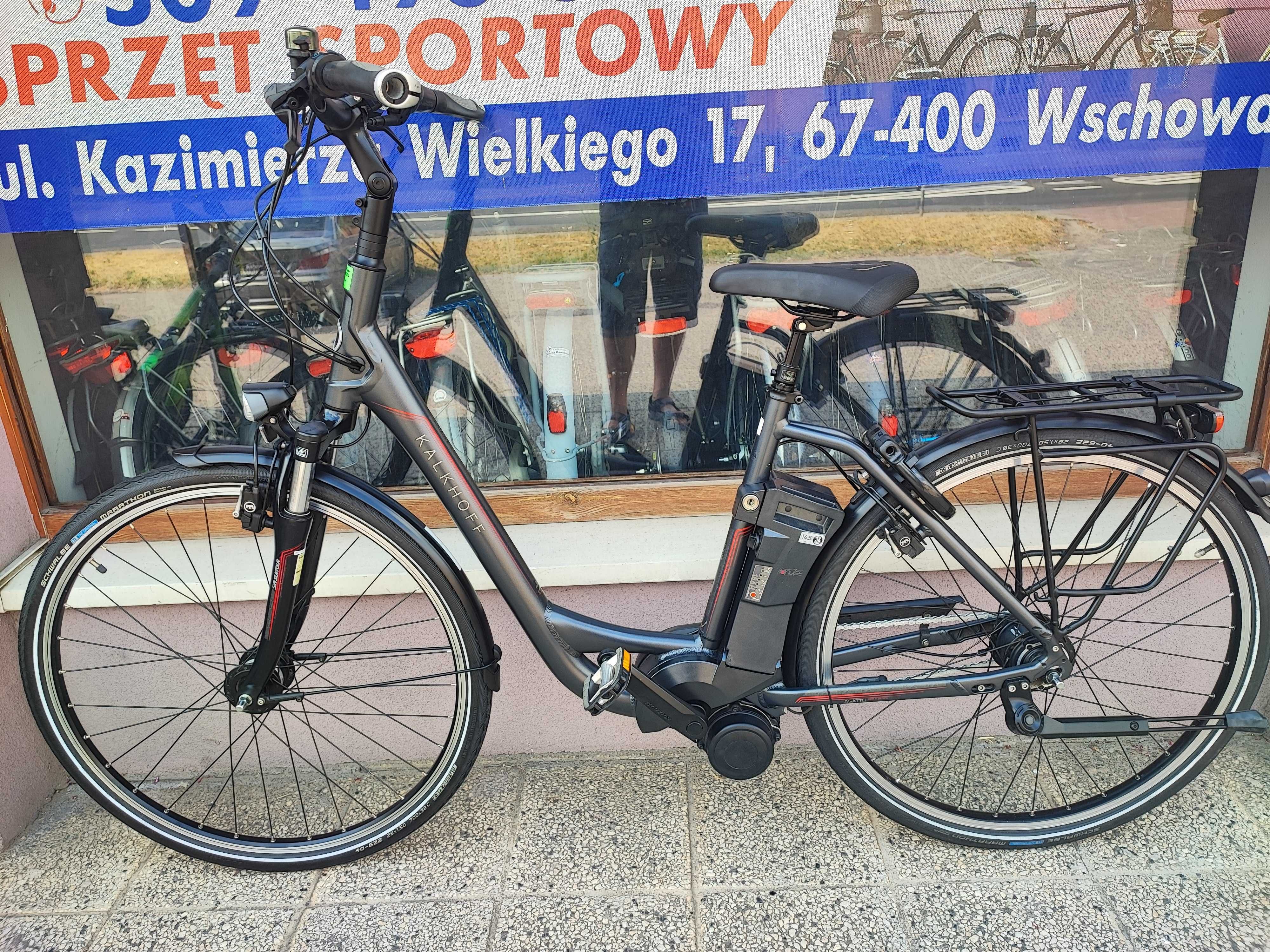 Kalkhoff Agattu Rama 50cm, Napęd centralny. Bateria.540Wh!,-WYSYLKA-