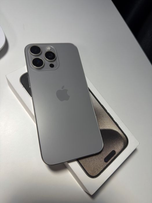 Apple iPhone 15 Pro Max 256GB Natural Titanium!!Sim+Esim!! як НОВИЙ!!