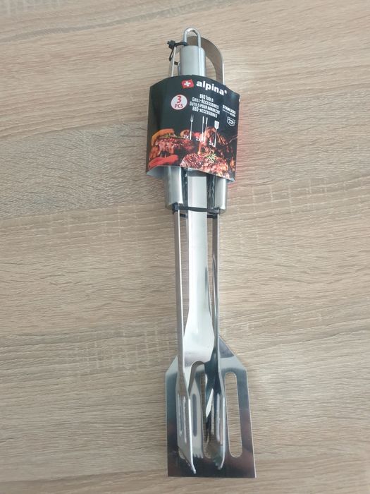 Akcesoria do grilla sztućce komplet  3 w 1