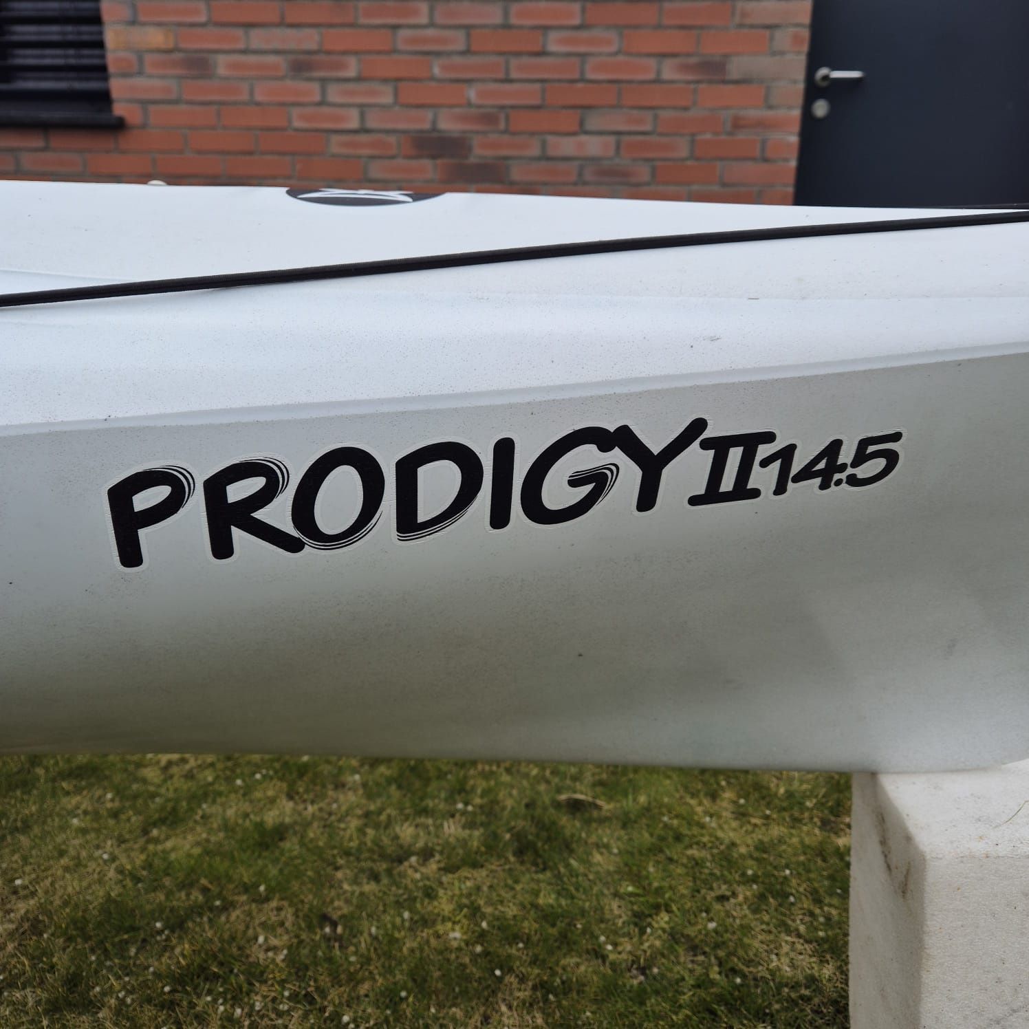 Kajak prodigy2 dwu osobowy z 2 wiosłami, 2 kamizelkami, sterem, wózkie