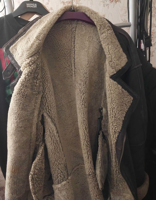 Натуральна дублянка роз.М коричнева чоловіча ECHTES LEDER Туреччина