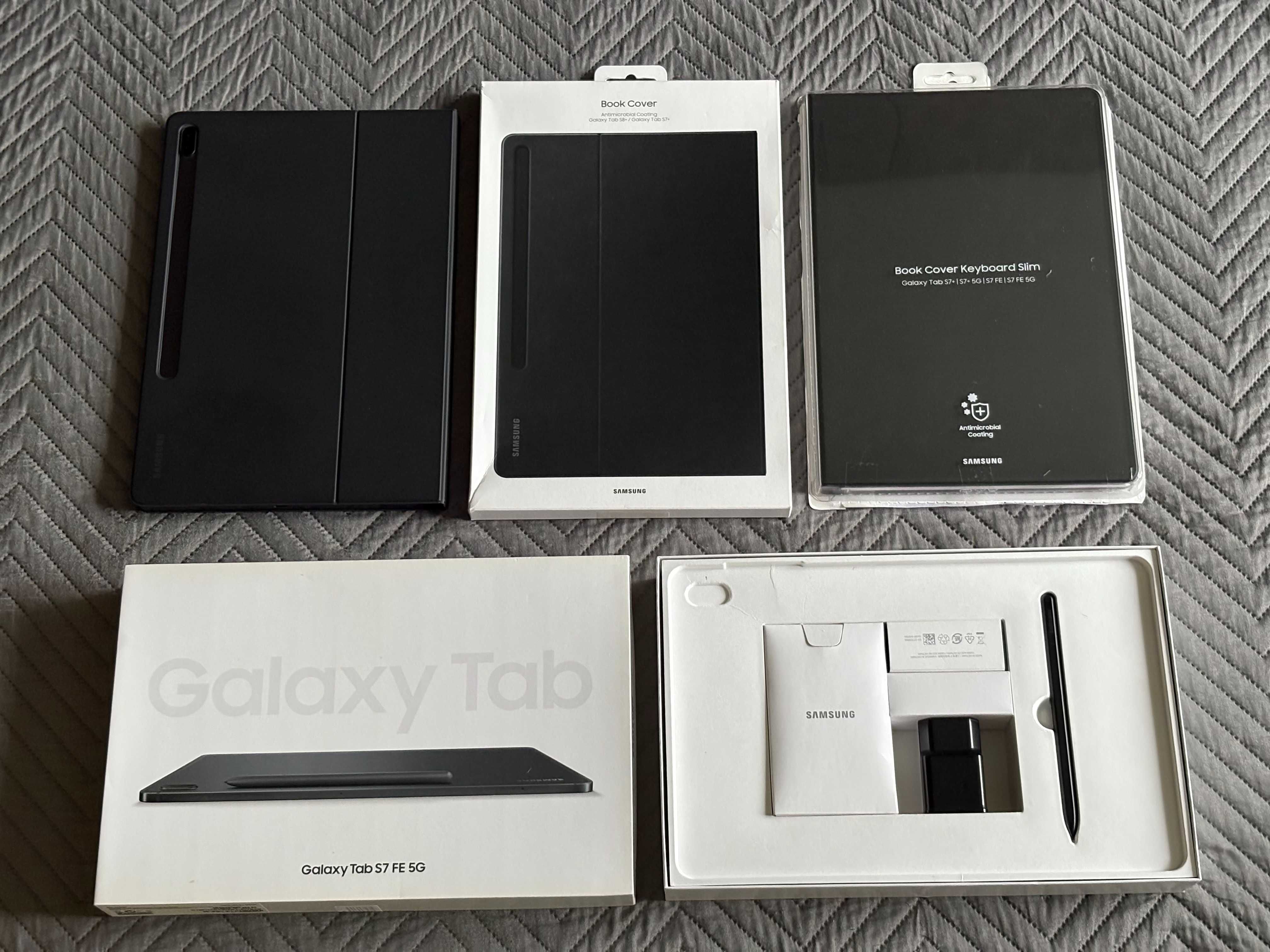 Tablet Samsung Galaxy Tab S7 FE 5G 12.4″ 6GB / 128GB czarny IGŁA!