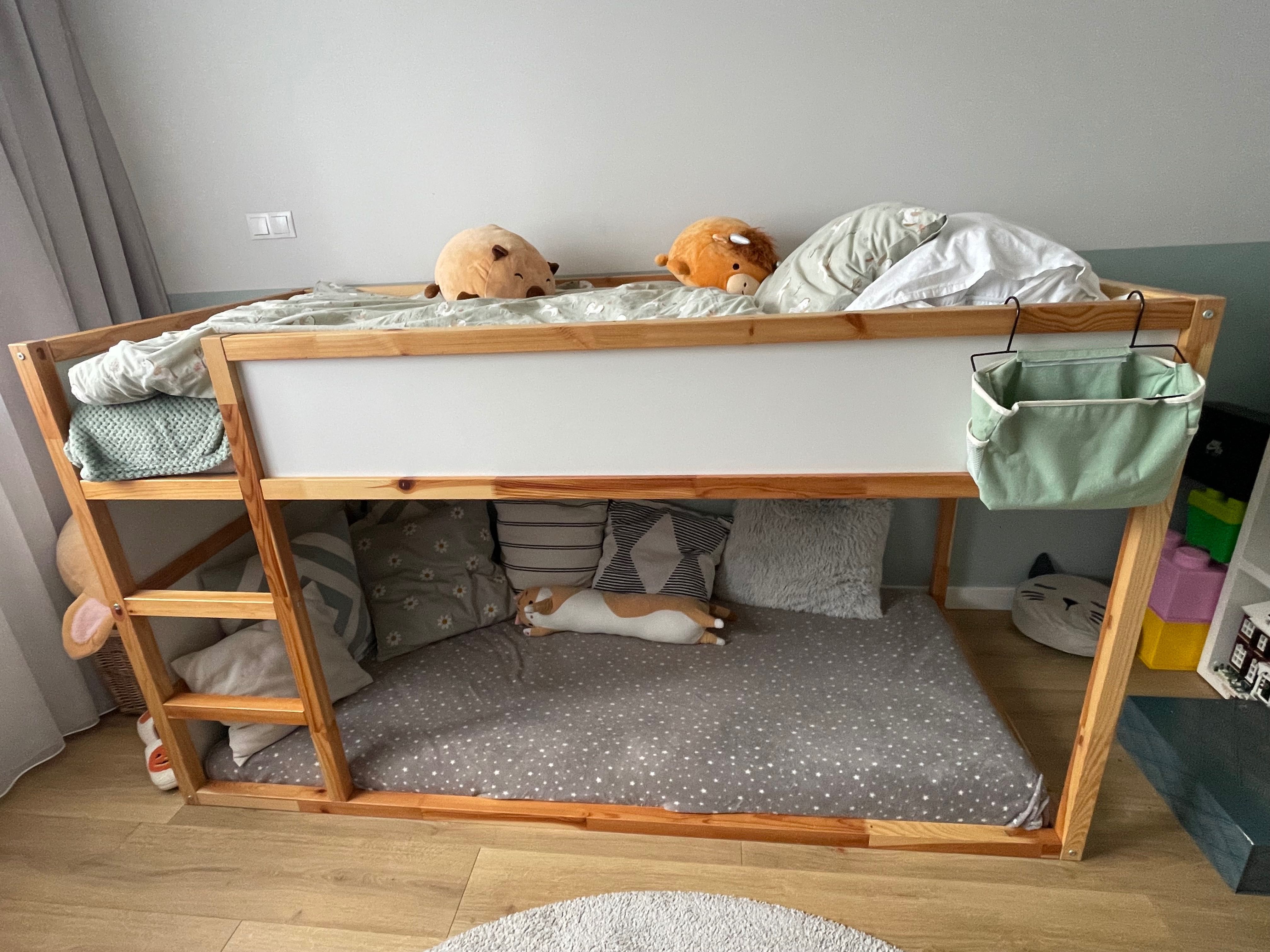 Łőżko Ikea Kura dwupiętrowe użuwane